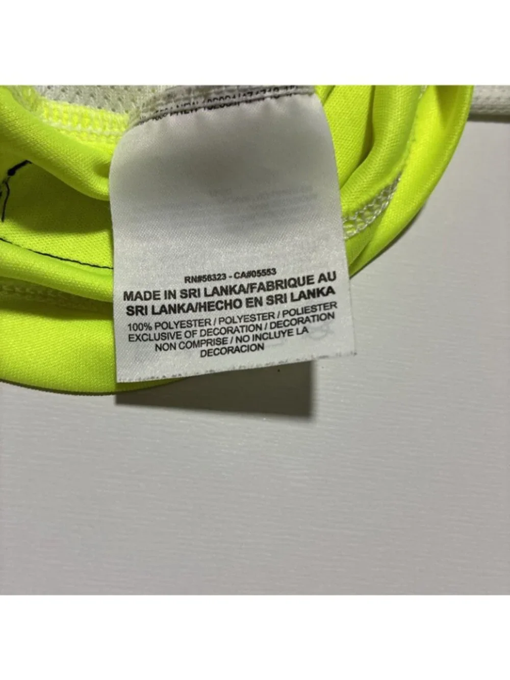 Nike Dry Fit Select Soccer Jersey Neon Volt Yellow Men's Professional Grade S -M